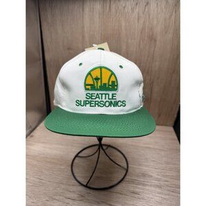 Seattle Super Sonics AJD Snapback Mesh Basketball Hat USA NBA New with tag VTG